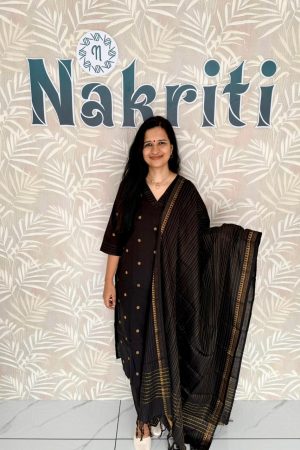 Handloom pure cotton salwar set (3pc set)