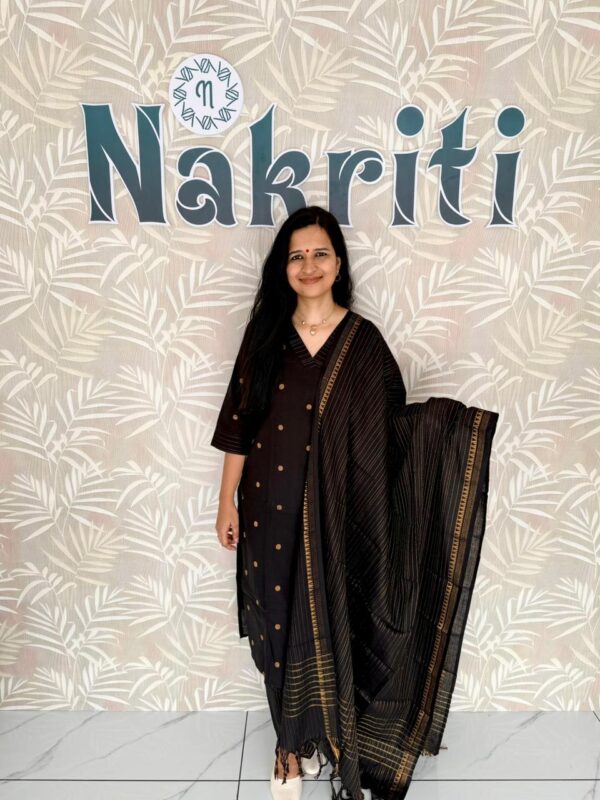 Handloom pure cotton salwar set (3pc set)