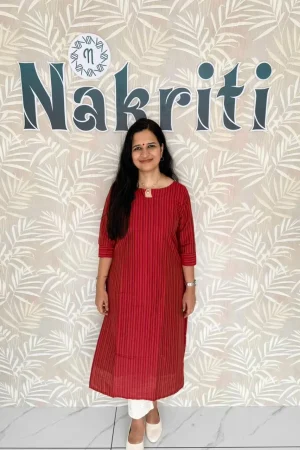 Silk cotton kurti
