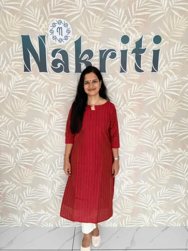 N1933-1 Silk cotton kurti