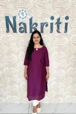 Silk cotton kurti