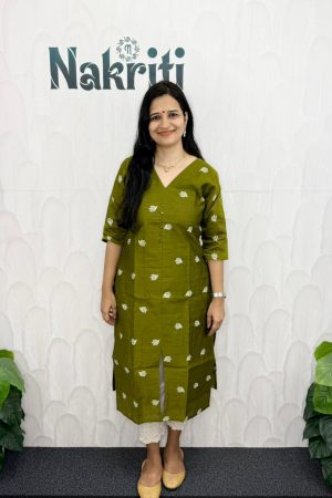Silk cotton kurti