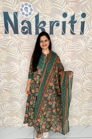Panel cut cotton salwar set (3pc set)