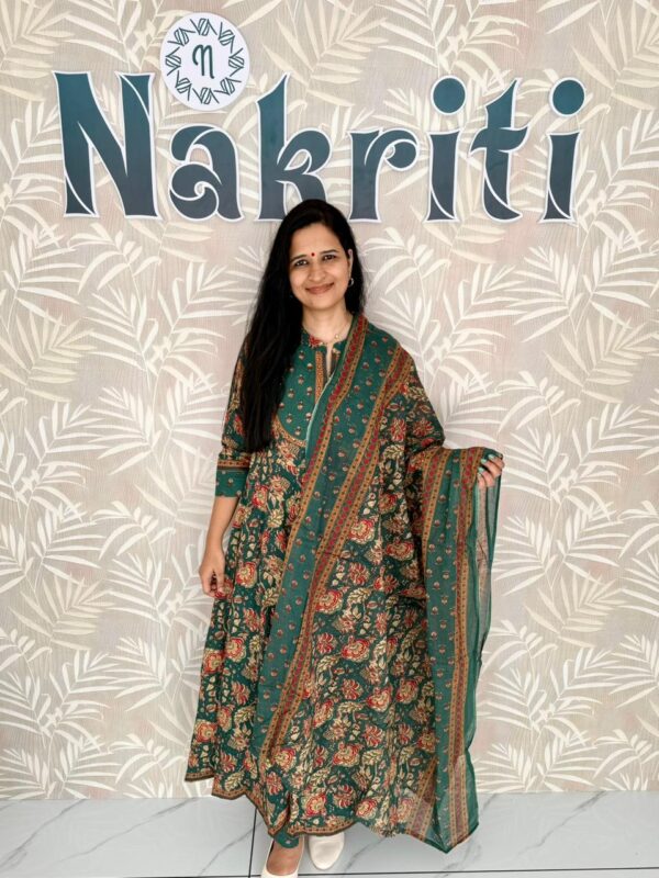 Panel cut cotton salwar set (3pc set)