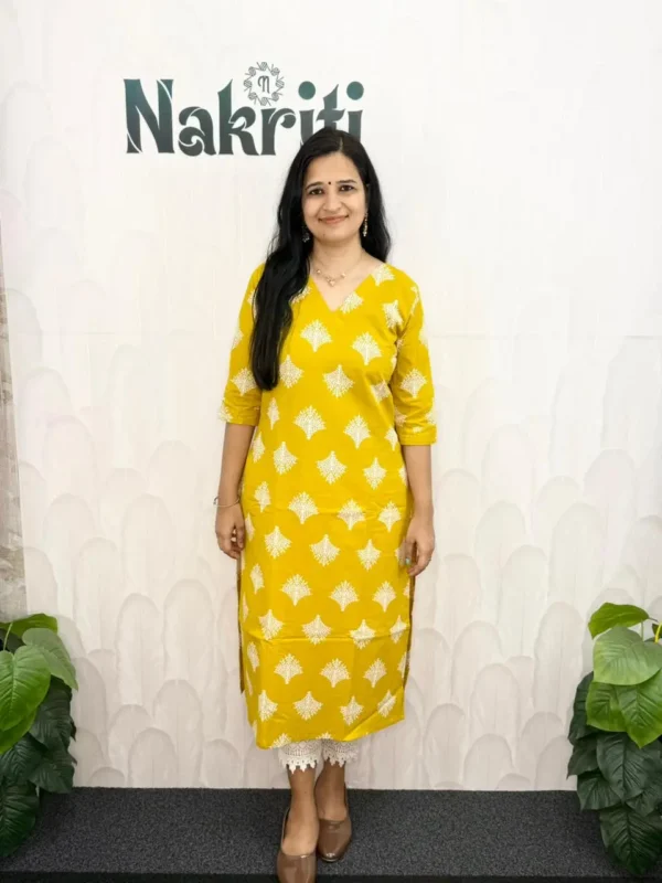 N2102 Casual cotton kurti