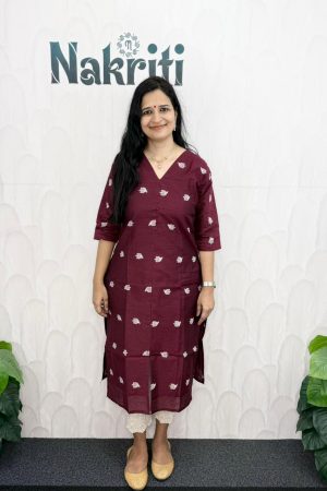 Silk cotton kurti