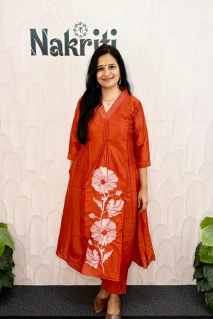 Floral Embroidered Co-ord Set (2pc Set)