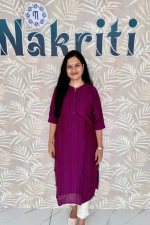 Silk cotton kurti