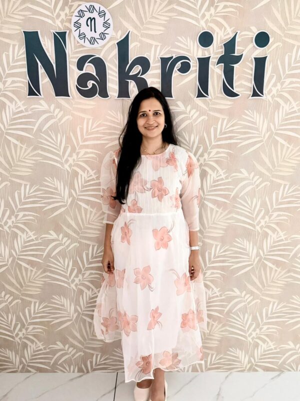 Organza Floral frock