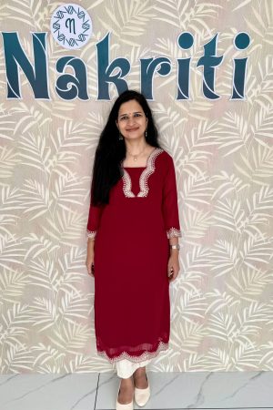 Georgette designer kurti