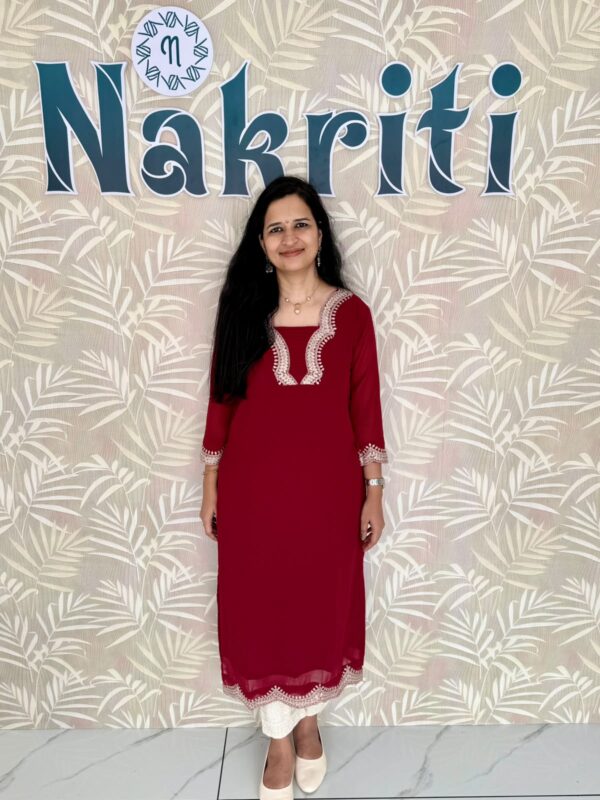 Georgette designer kurti