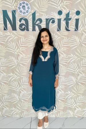Georgette designer kurti