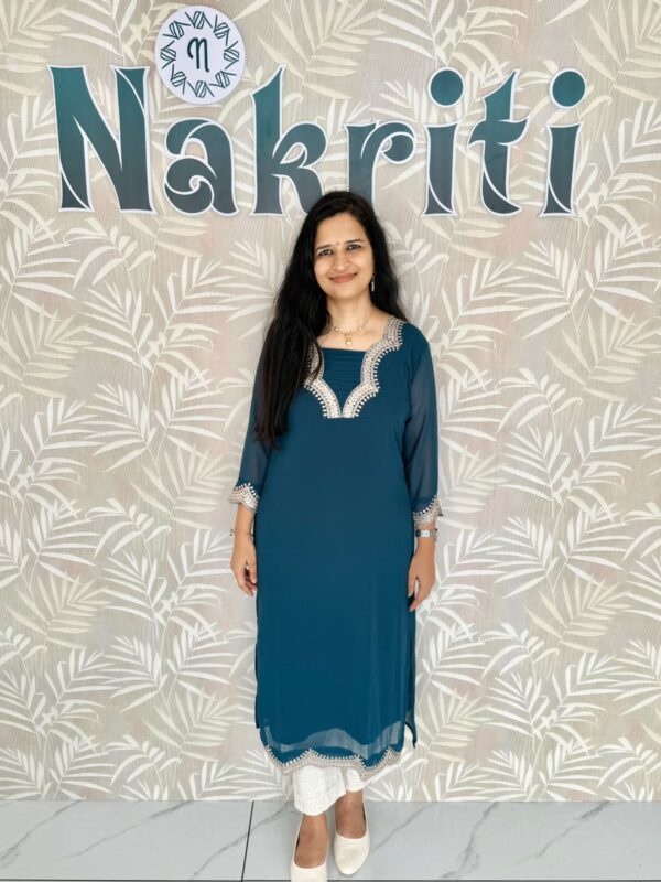 Georgette designer kurti