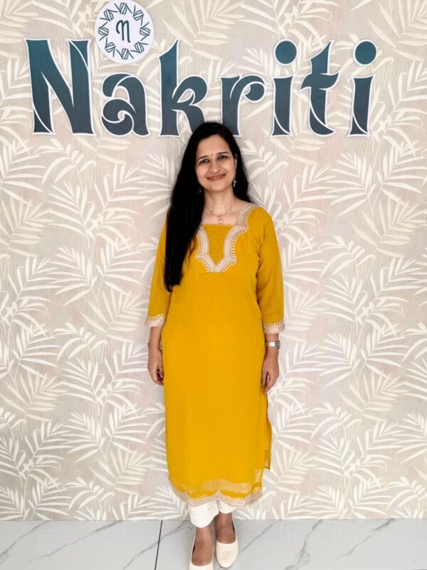 Georgette designer kurti