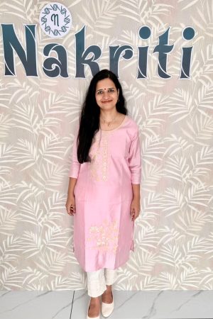 Soft silk kurti with lining
