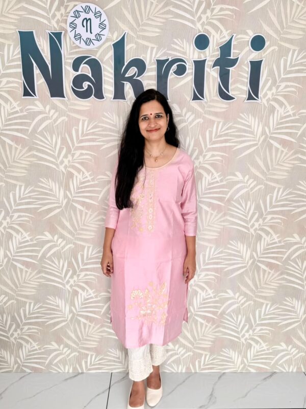 Soft silk kurti with lining