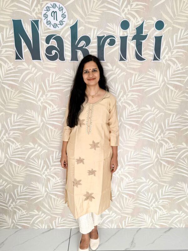 Soft silk kurti with lining