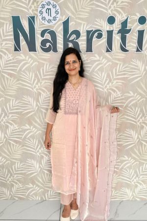 Embroidered salwar set (3pc set)