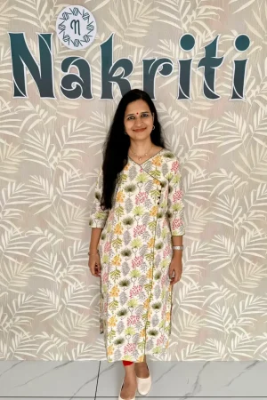 Floral print casual kurti