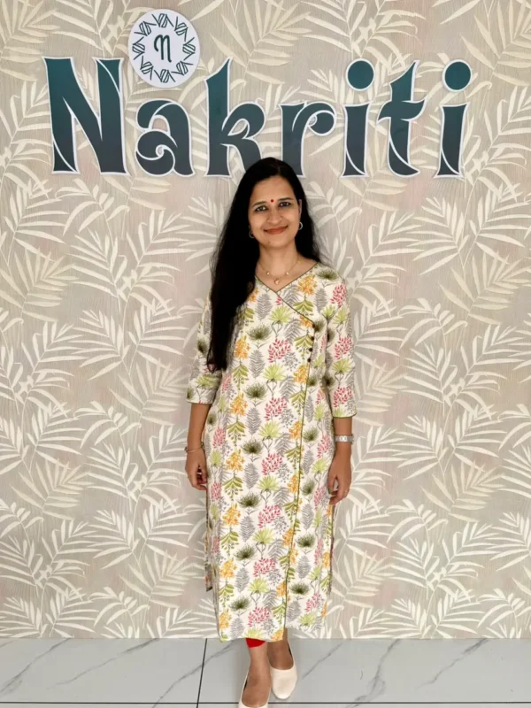 Floral print casual kurti