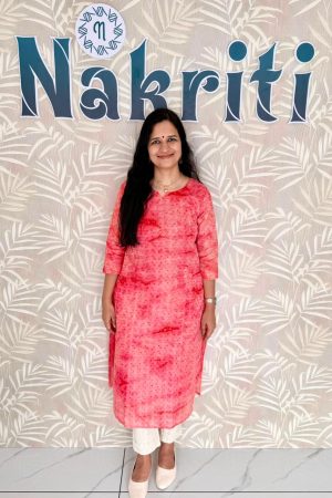 Hakoba cotton kurti with lining