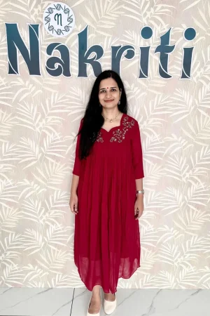 Georgette designer kurti