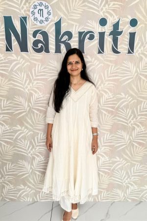 Premium cotton panel cut anarkali (TOP ONLY)