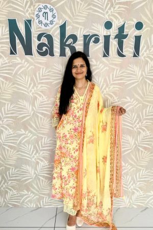 Mul cotton floral print salwar set (3pc set)