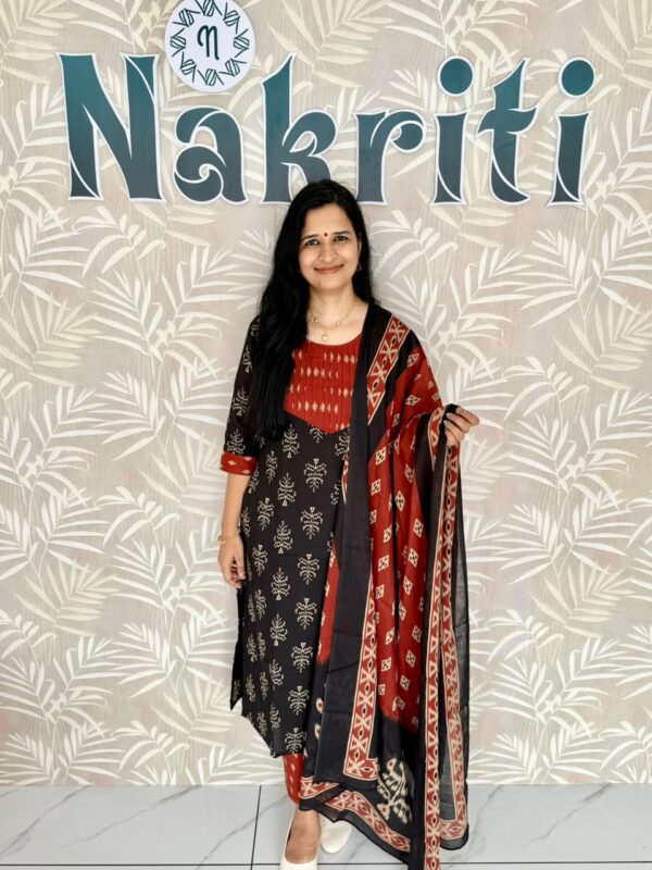 Ikat pure cotton salwar set (3pc set)