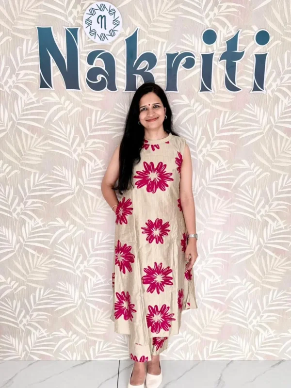 Floral Printed Co-ord Set with pocket (2pc Set)