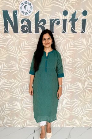 Handloom cotton kurti