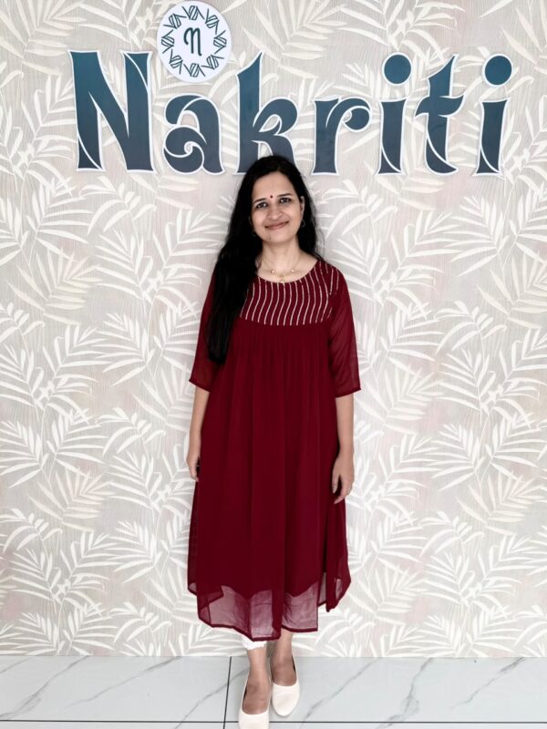 N2148-1 Georgette designer kurti
