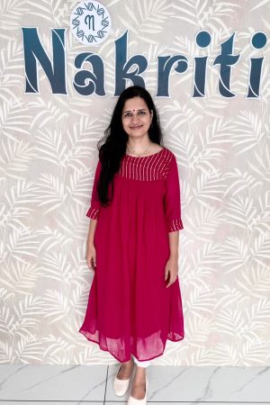 Georgette designer kurti