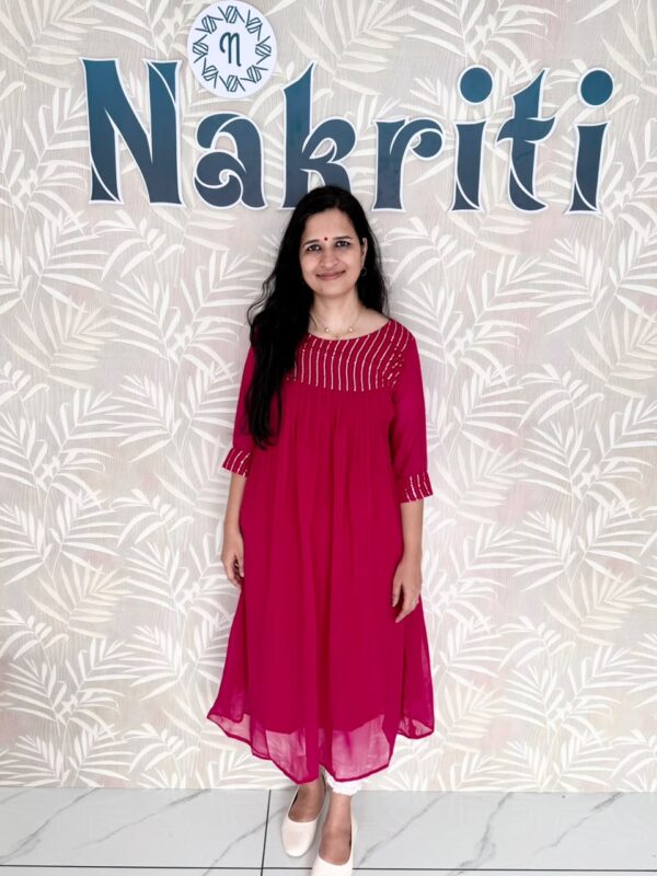 N2148 Georgette designer kurti