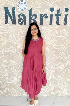 Embroidered soft silk Co-ord Set (2pc Set)