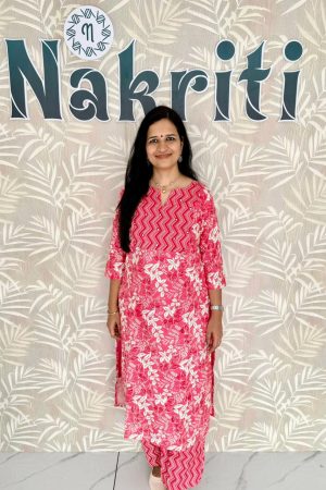 Printed Co-ord Set with lining(2pc Set)