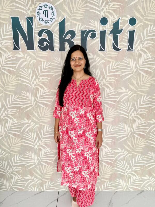 Printed Co-ord Set with lining(2pc Set)