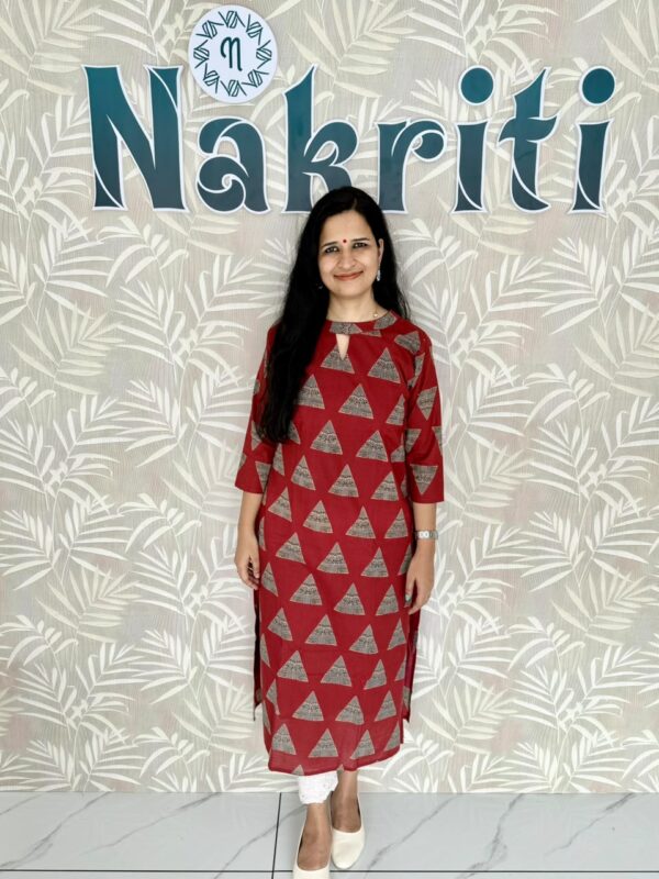 N1563 Casual cotton kurti