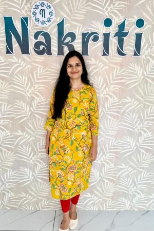 Casual cotton printed kurti