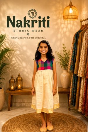 Madras Checks kids Frock