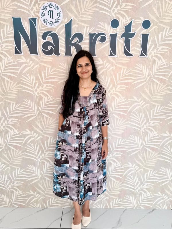 N2279-3 Printed coord set with pocket (2pc Set)