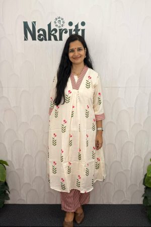 Floral print co-ord Set with pocket (2pc Set)