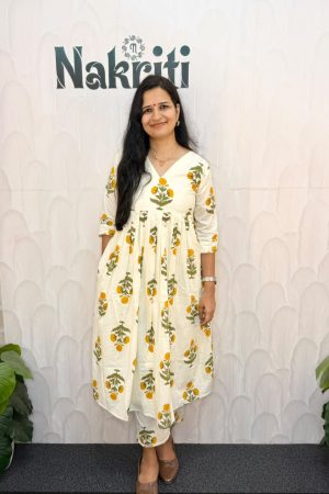 Floral print co-ord Set with pocket (2pc Set)