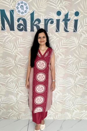 Soft silk printed coord set (2pc Set)