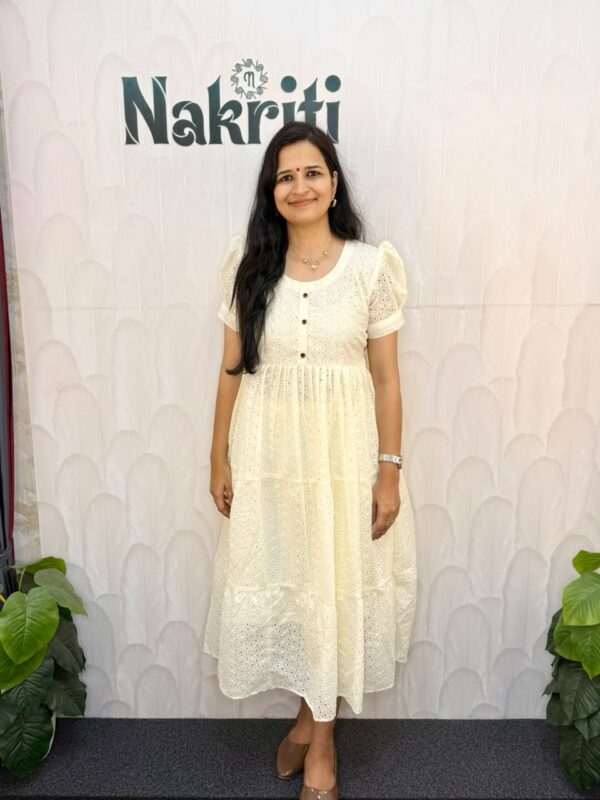 N2309-1 Hakoba cotton frock