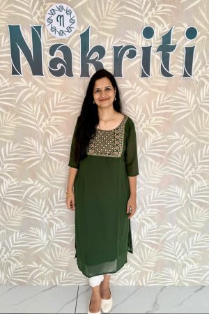 Georgette designer kurti