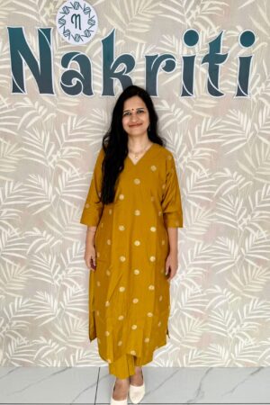 Soft silk Co-ord Set with butta design (2pc Set)