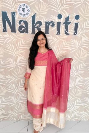 Onam special soft silk salwar set (3pc set)