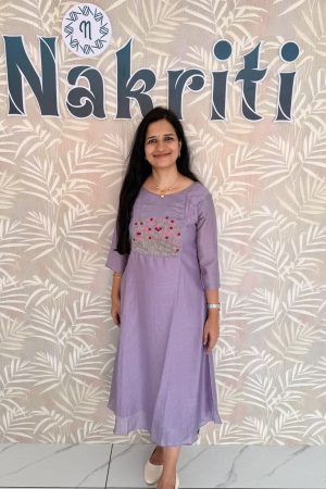 Georgette designer kurti