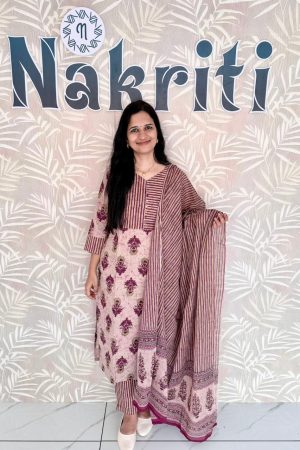 Pure cotton salwar set (3pc set)